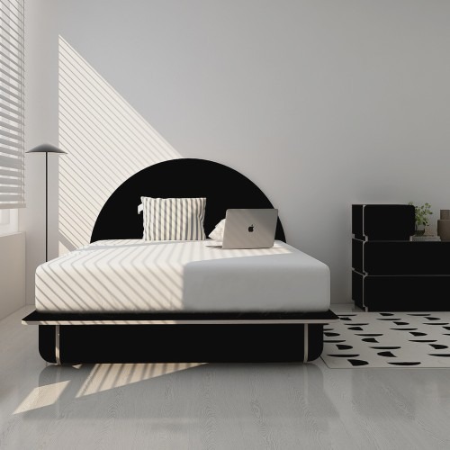 누어 룬드 아크 반원헤드 수납침대 프레임으로 아늑한 공간 만들기