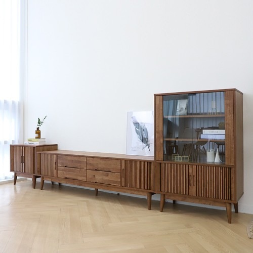 스코나 세프너 원목 거실장 세트로 완성하는 아늑한 공간