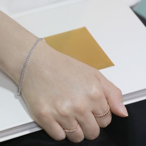 리안 14K 18K 다이아몬드 테니스 팔찌, 우아한 일상 속 빛나는 선택