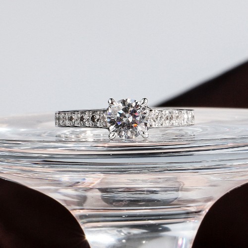 5부 다이아 반지 천연 현대 우신 사랑을 담은 프로포즈의 아이콘