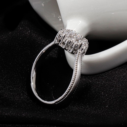 3부 5부 천연 다이아 샹들리에 반지로 특별한 기념일을 준비하세요