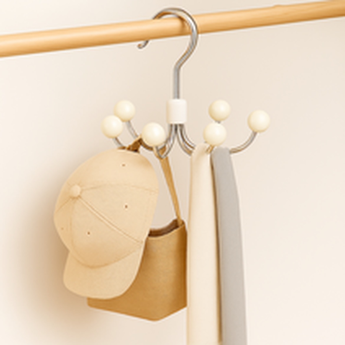 얼라이브즈 회전형 하프문 옷걸이로 공간 절약하기