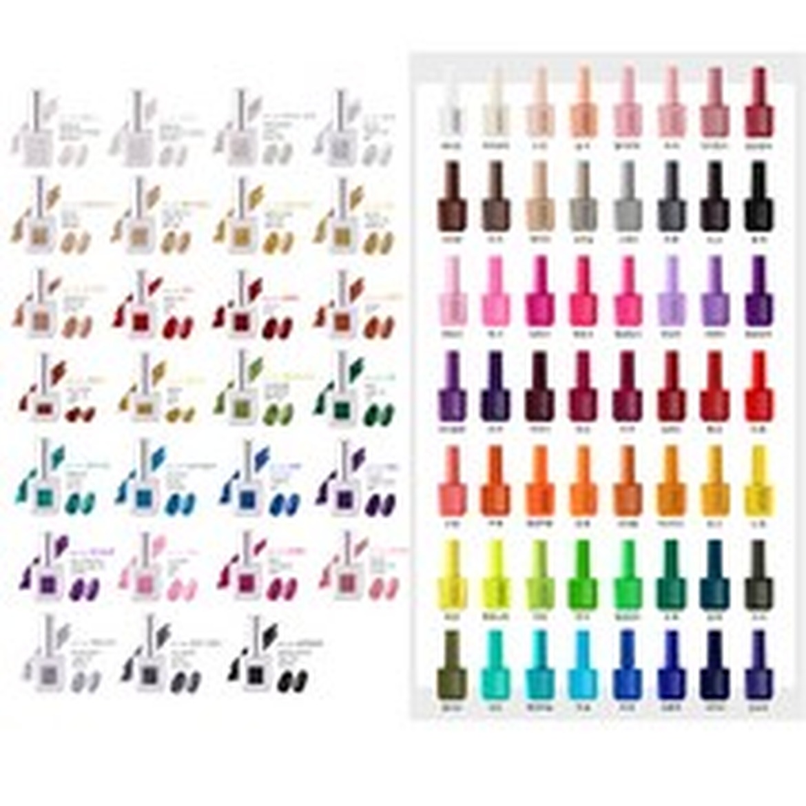 모스티브 전체 컬러 폴리시 시럽젤로 멋진 네일 완성하기