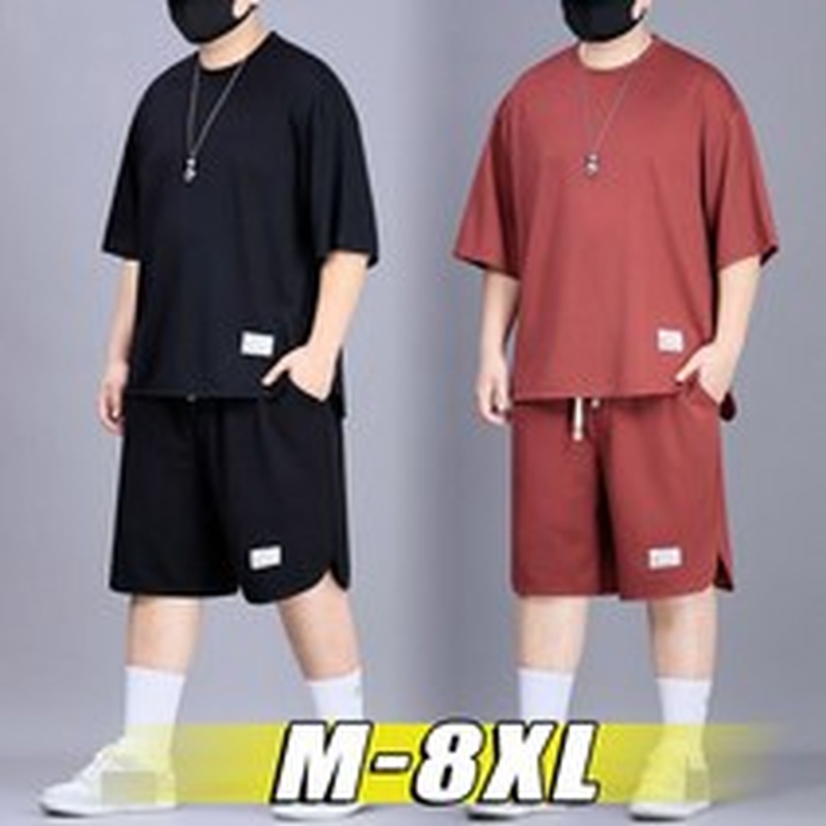 빅사이즈 남성 오버핏 무지 라운드 반팔티, 나만의 스타일 완성