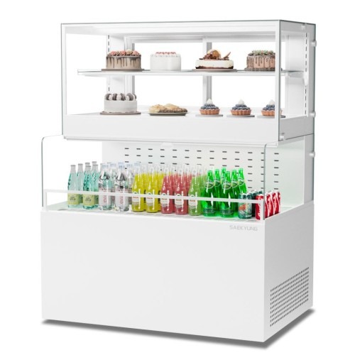 제과점 2단 케이크쇼케이스 카페 베이커리 디스플레이형