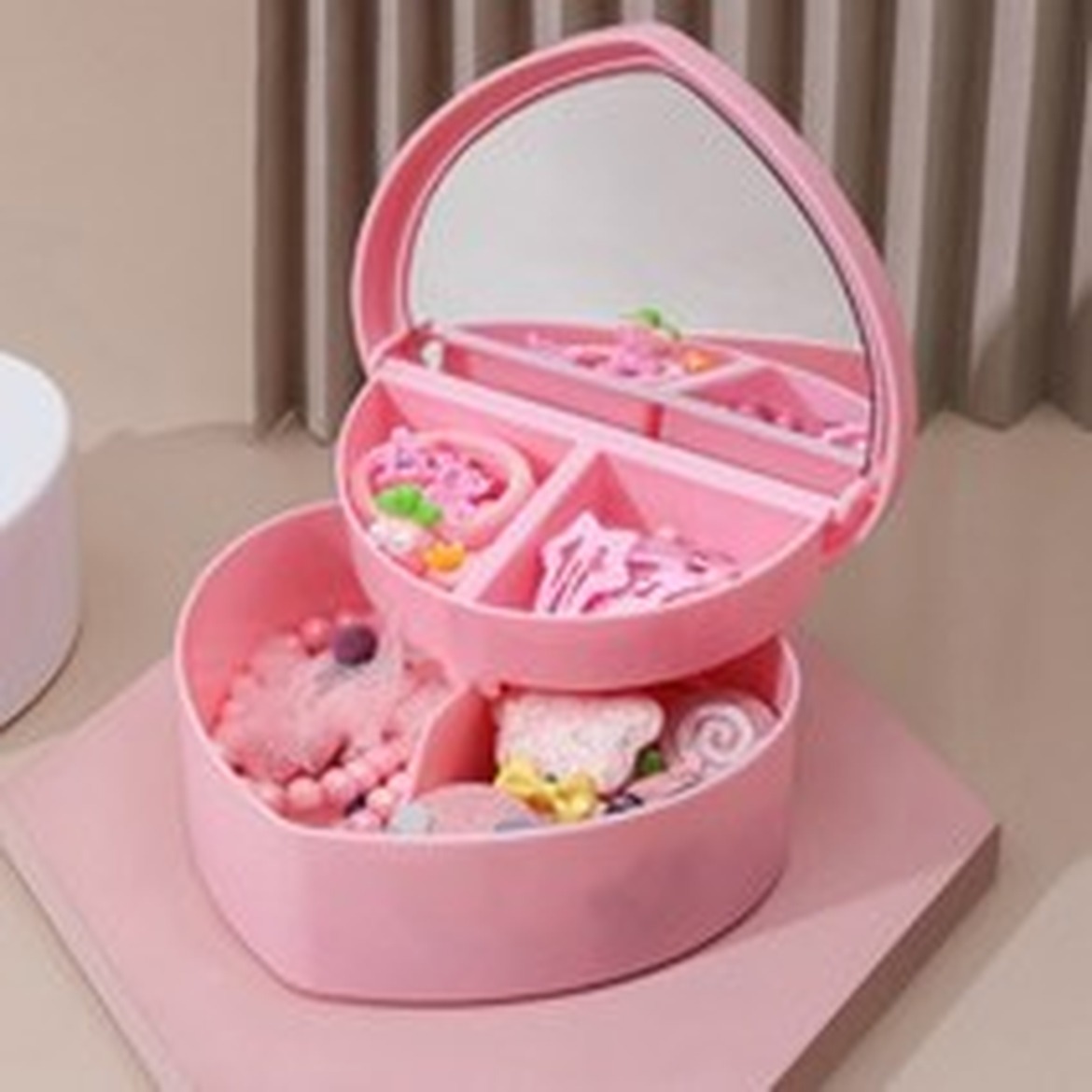 노바리스 머리끈 악세사리 보관 미니 보석함 정리의 완결편