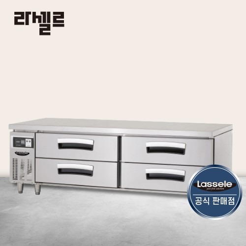 라셀르 1800 낮은 서랍식냉장고 효율적 공간 활용형 LCBD1844RG