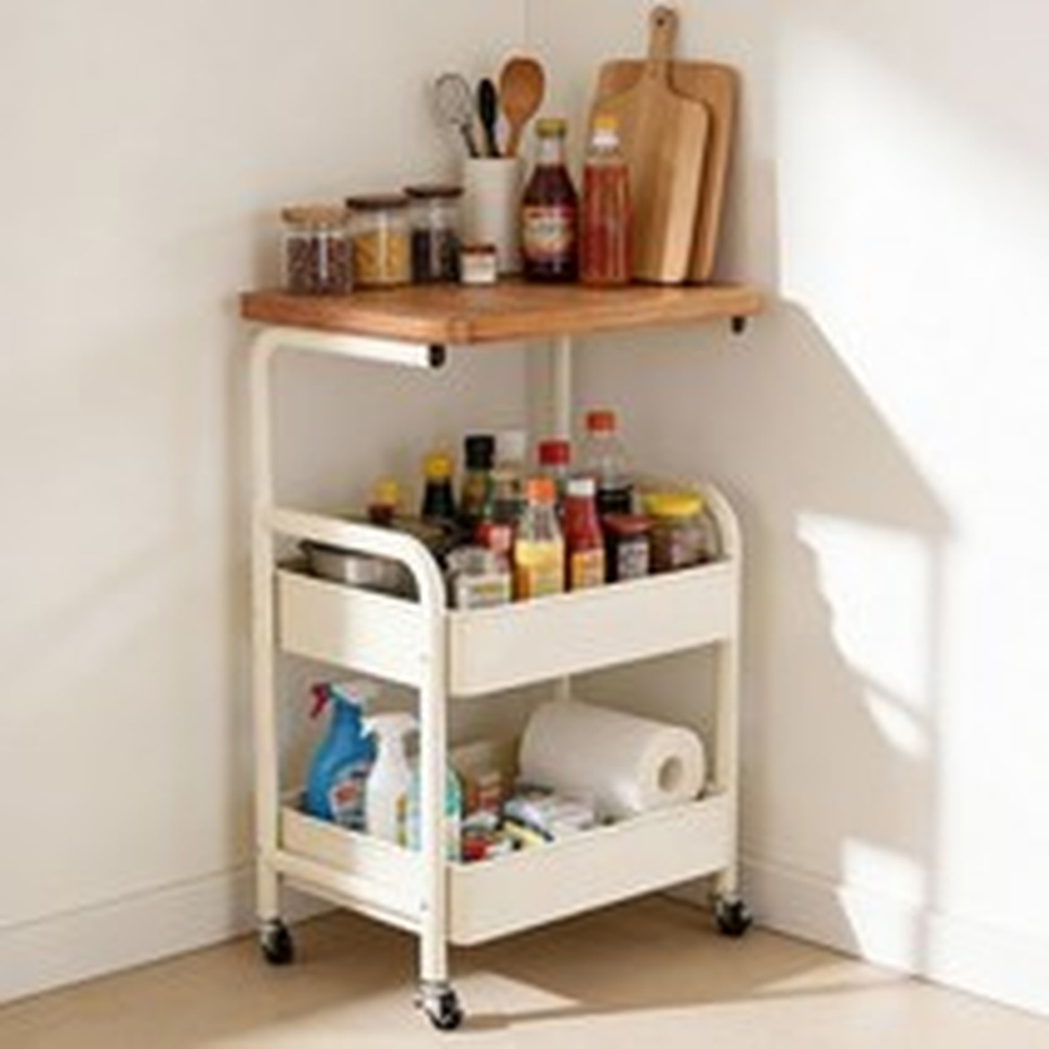 HOMEY NEST 전자레인지 슬라이딩 선반, 생각보다 편리한 공간 활용