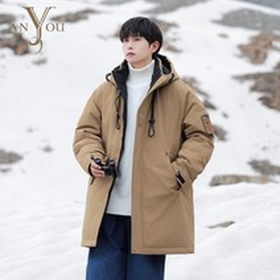 ANYOU 남성 방한 패딩, 추위를 피하는 스마트 선택