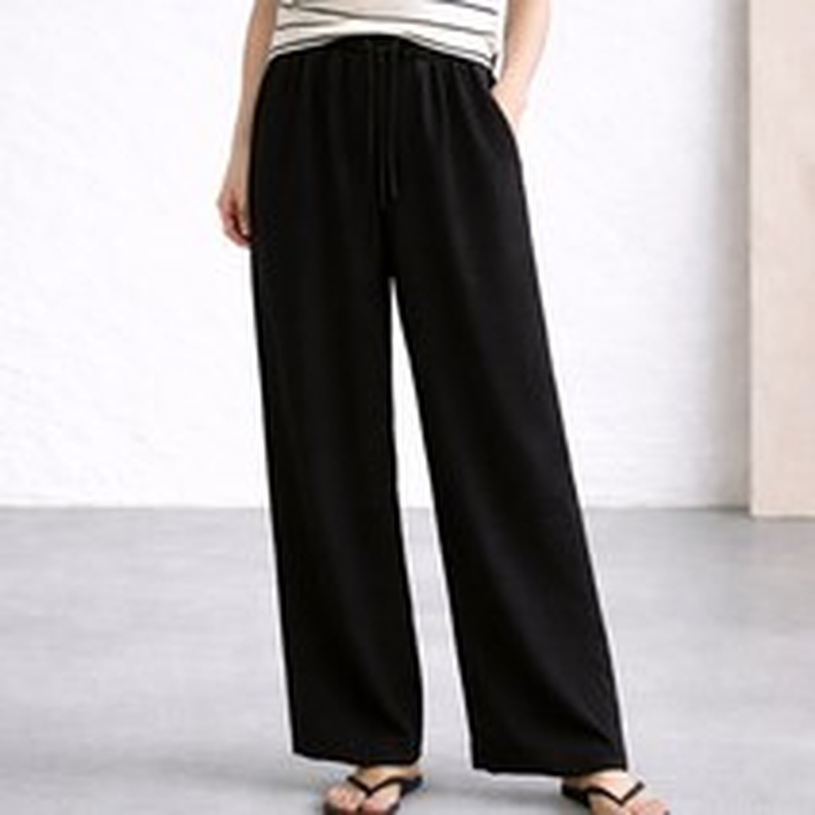 글로스타 여성 캐주얼 밴딩 와이드팬츠, 편안함과 스타일 모두 챙긴 아이템
