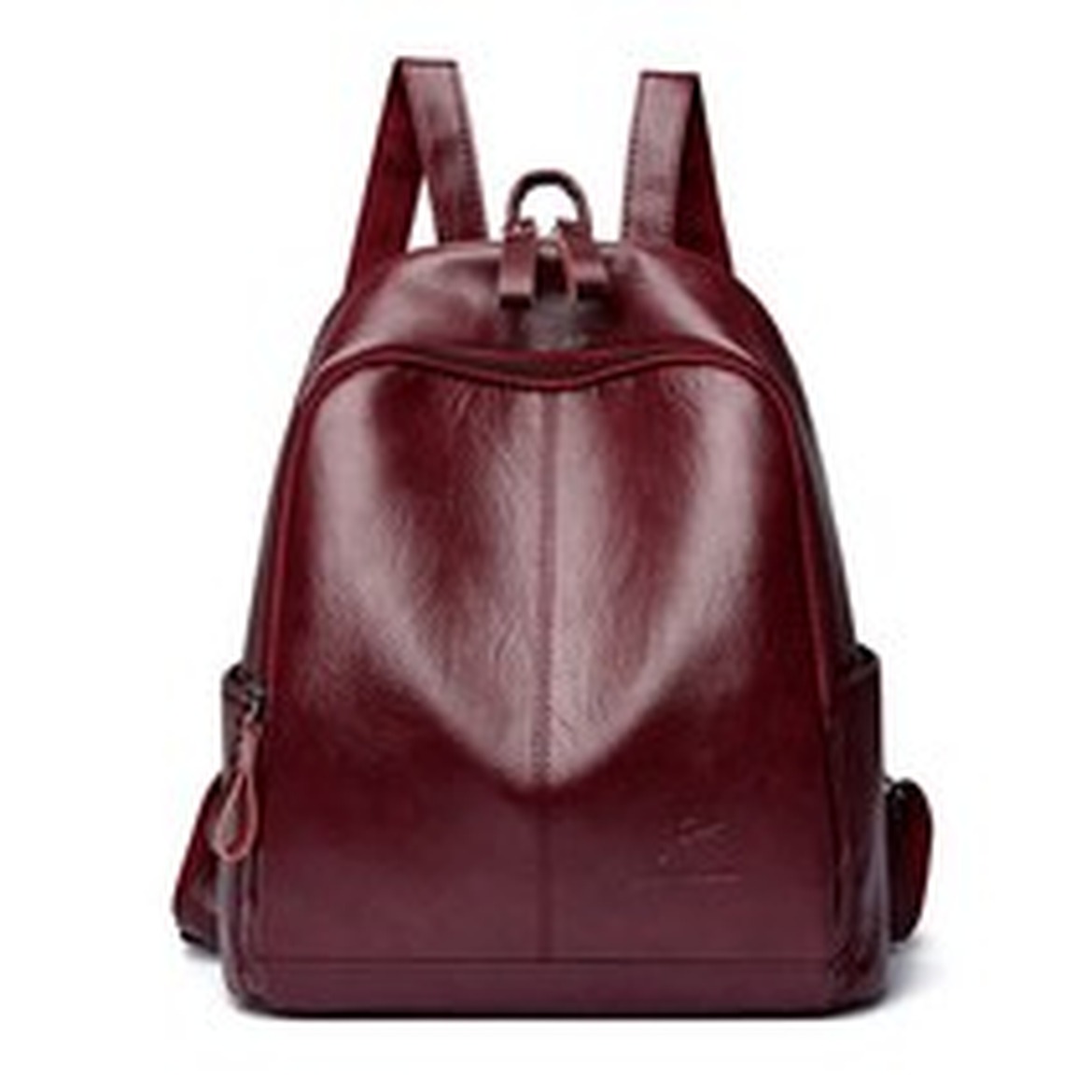 리치모리 빈티지 소프트 가죽 백팩, 세련된 빈티지 스타일