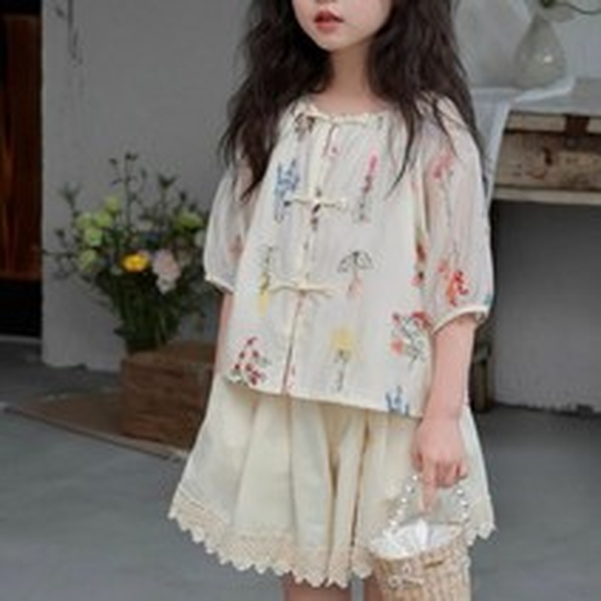 스판 원단으로 편안했던 여성 7부 셔츠 블라우스