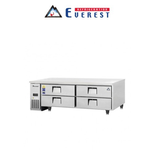 부성 1800 낮은 서랍식 테이블 냉장고 간냉식, 공간 절약형 B180CL4RROSE