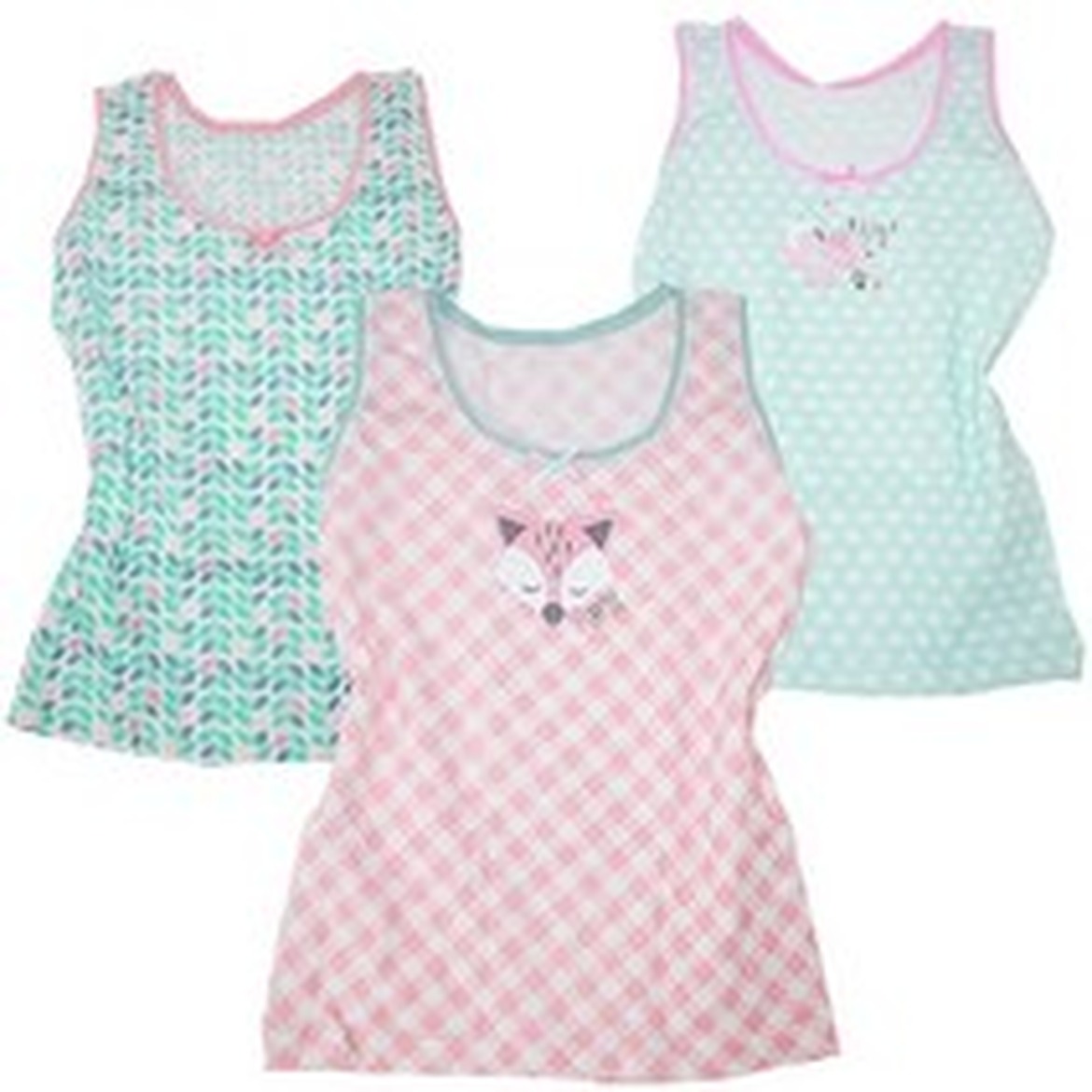 트라이 키즈키오 여아용 무형광 순면 런닝 플라워머