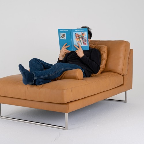 이태리 네추럴 천연 소가죽 데이베드 소파, 편안함을 담은 휴식의 공간