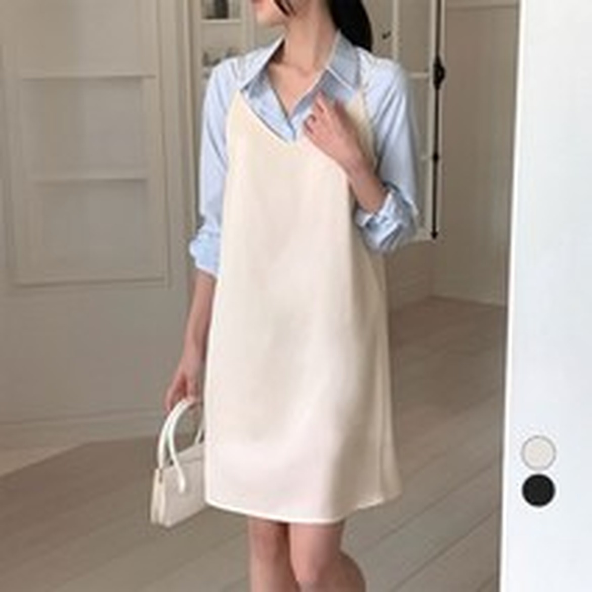 S~2XL사이즈 잔꽃 민소매 롱 원피스 바캉스룩