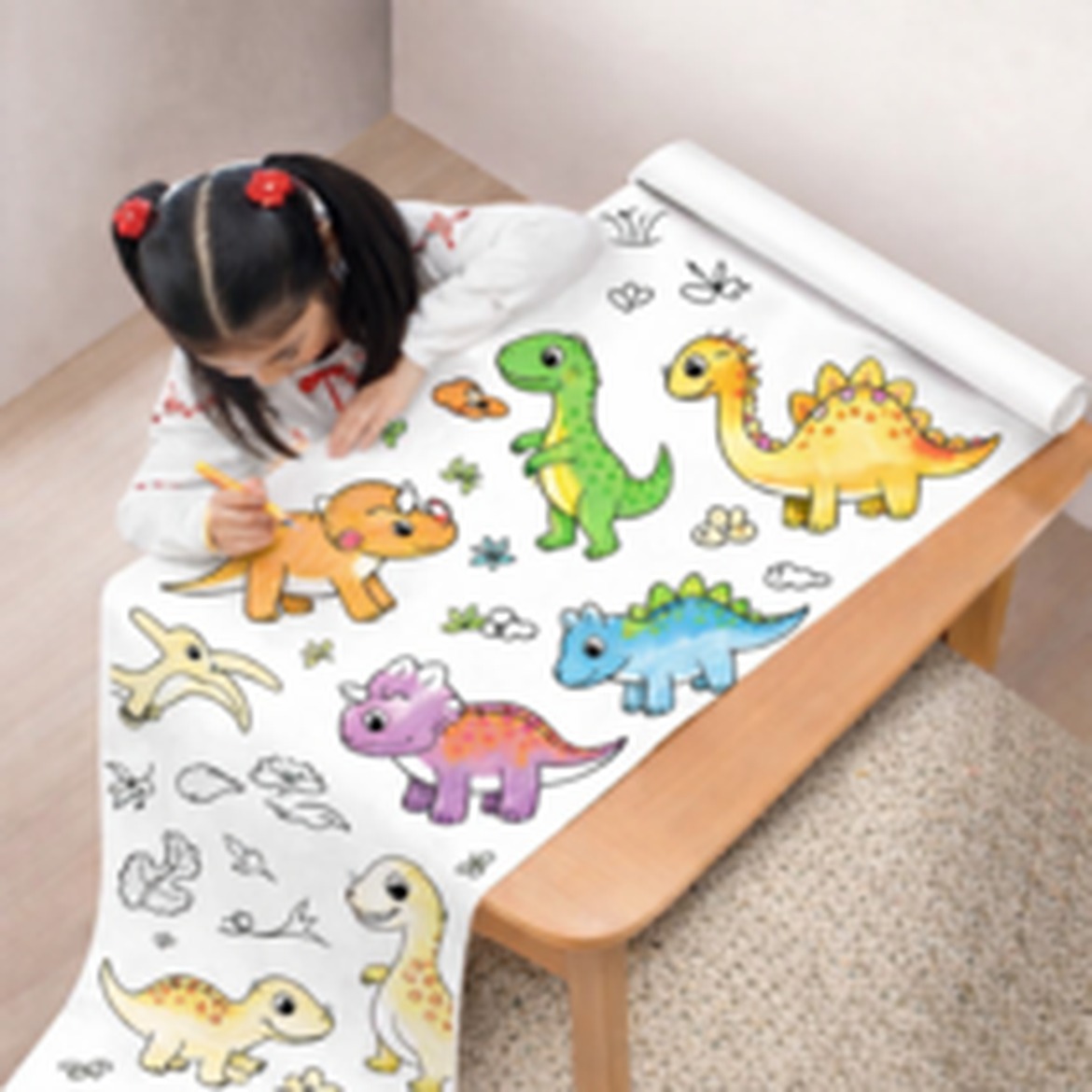 제이랜드 어린이 색칠놀이 대형 컬러링북의 창의력 자극형