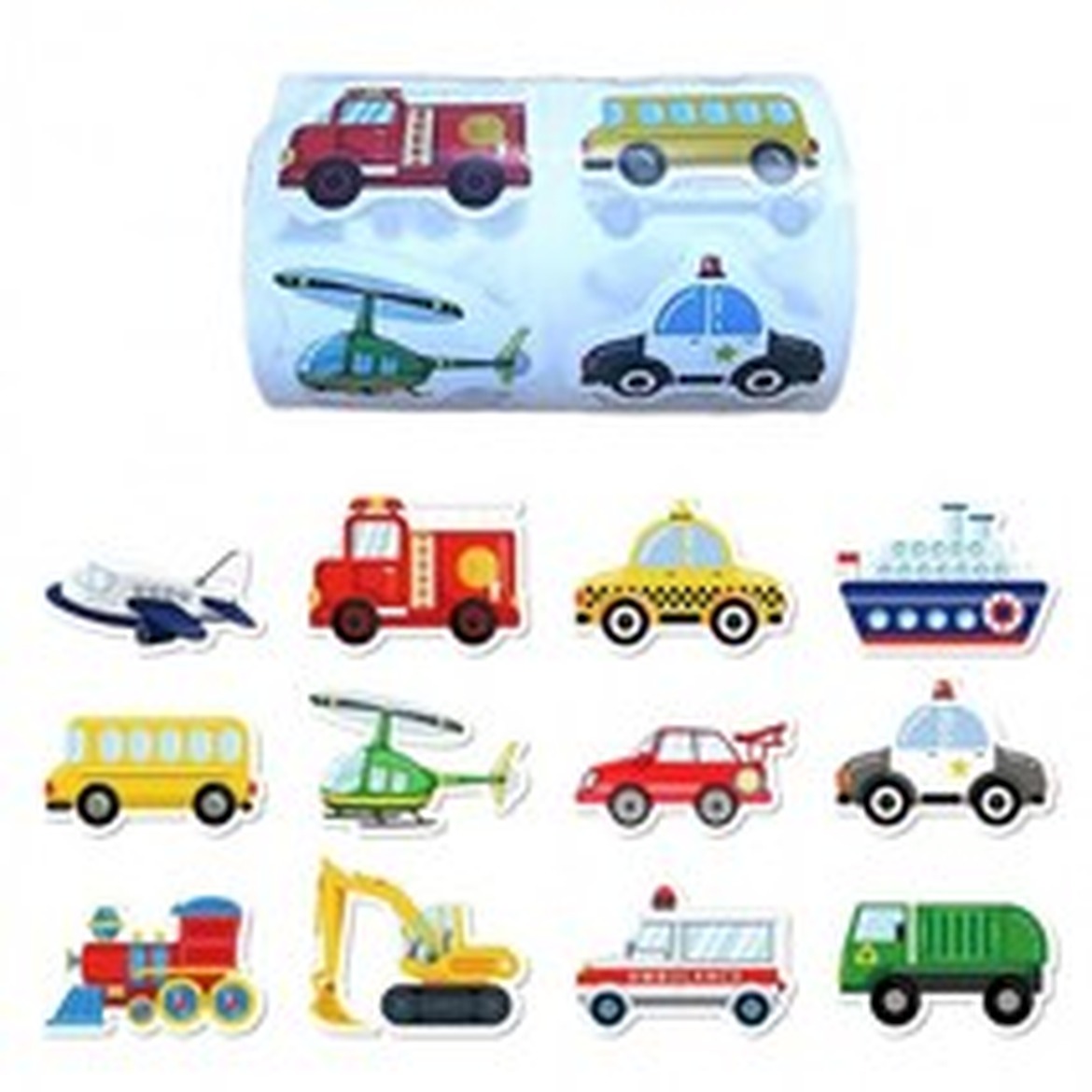 500개입 비행기 자동차 배 스티커로 만드는 창의력