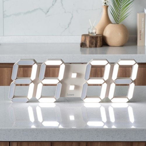 국산 루나리스 GPS 수신 LED 전자 대형 벽시계로 사무실 분위기 업그레이드