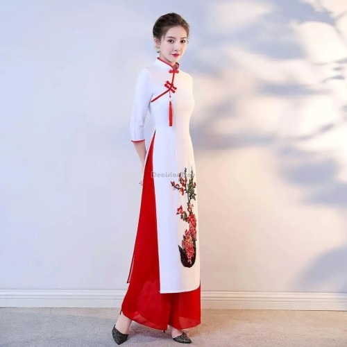 베트남 아오자이 레드 치파오 후기 | 동양 컨셉룩의 매력과 활용 포인트 정리