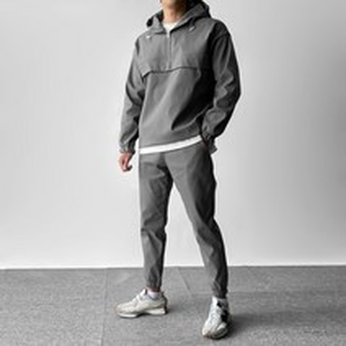 후드아노락 조거 트레이닝 세트, 실착 후기