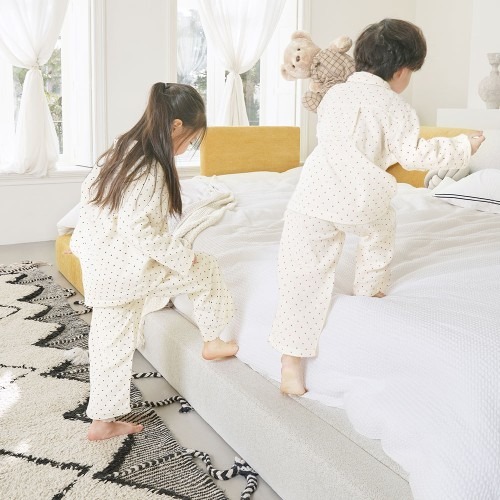 슬립퍼 아치 패브릭 침대 프레임 LK 라지킹 사이즈 침대 활용 포인트