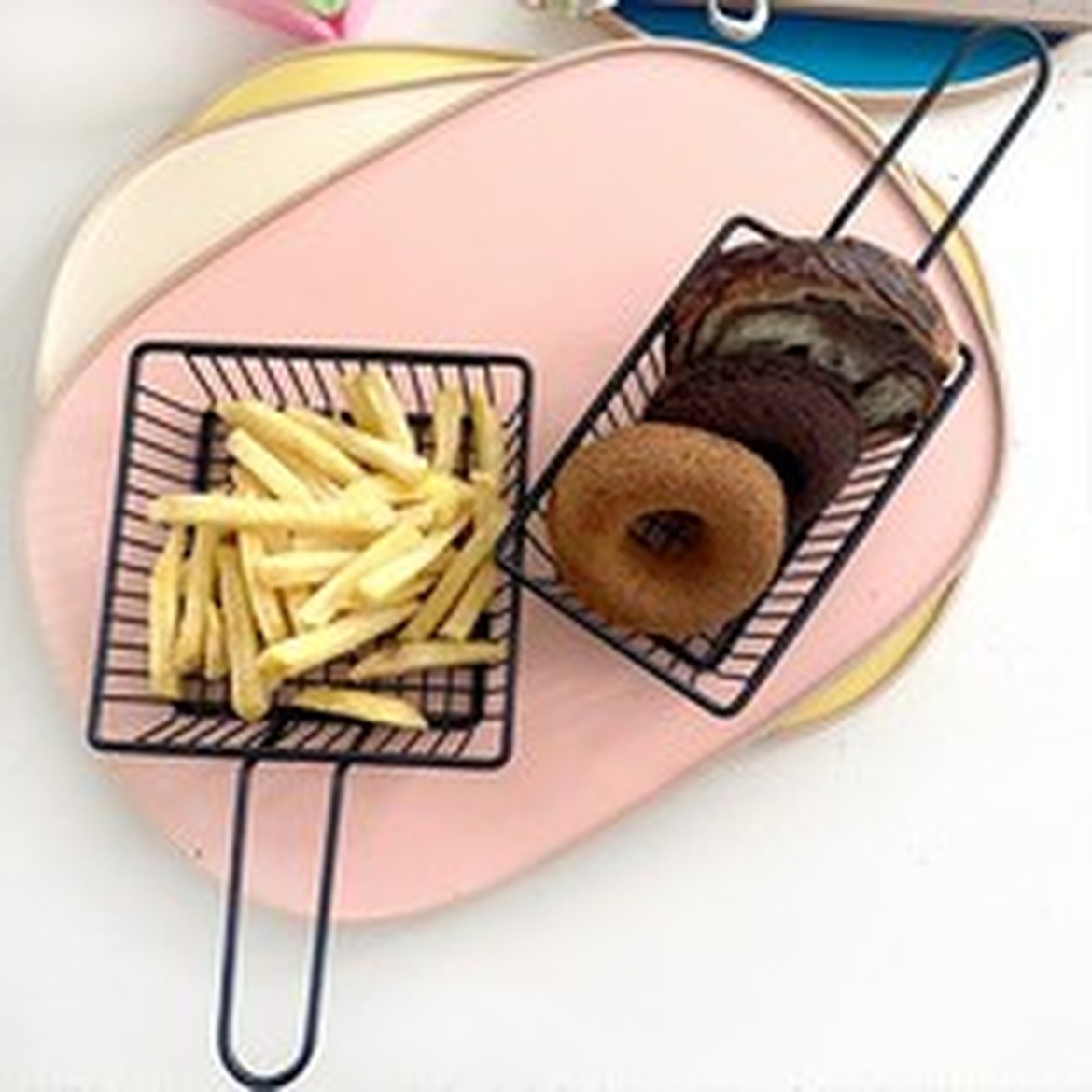 감성 튀김 미니 그리드 와이어 바스켓 블랙 사용해본 후 솔직 후기