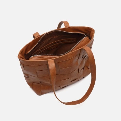 미사코 우븐 라지 토트 쇼퍼백 브라운 활용도 및 관리 팁