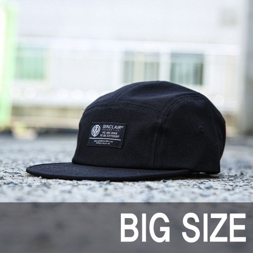 싱클레어 에센셜 블랙 캠프캡 | 간지나는 스타일과 빅사이즈 디자인