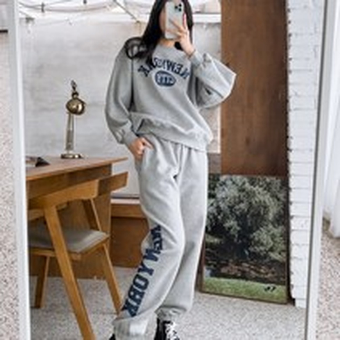 러브앤시티 남녀공용 기모 브루클린 후드 트레이닝세트, 따뜻함과 편안함의 조화