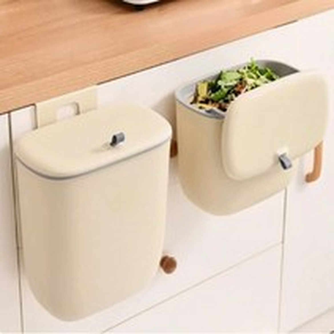 모에파걸이식 고급형 주방 쓰레기통 실제 사용 후기