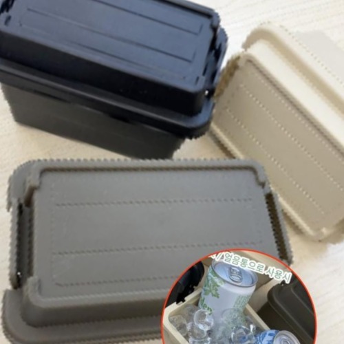 수납박스 정리함 활용도 높이기 | 캠핑 주방 소품 보관