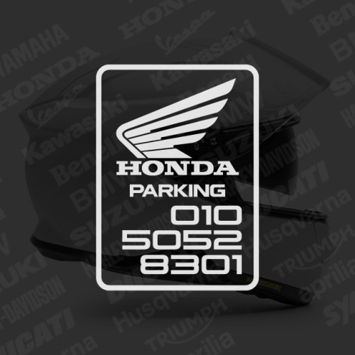 오토바이 전화번호스티커 바이크로고 주차번호 활용 가이드