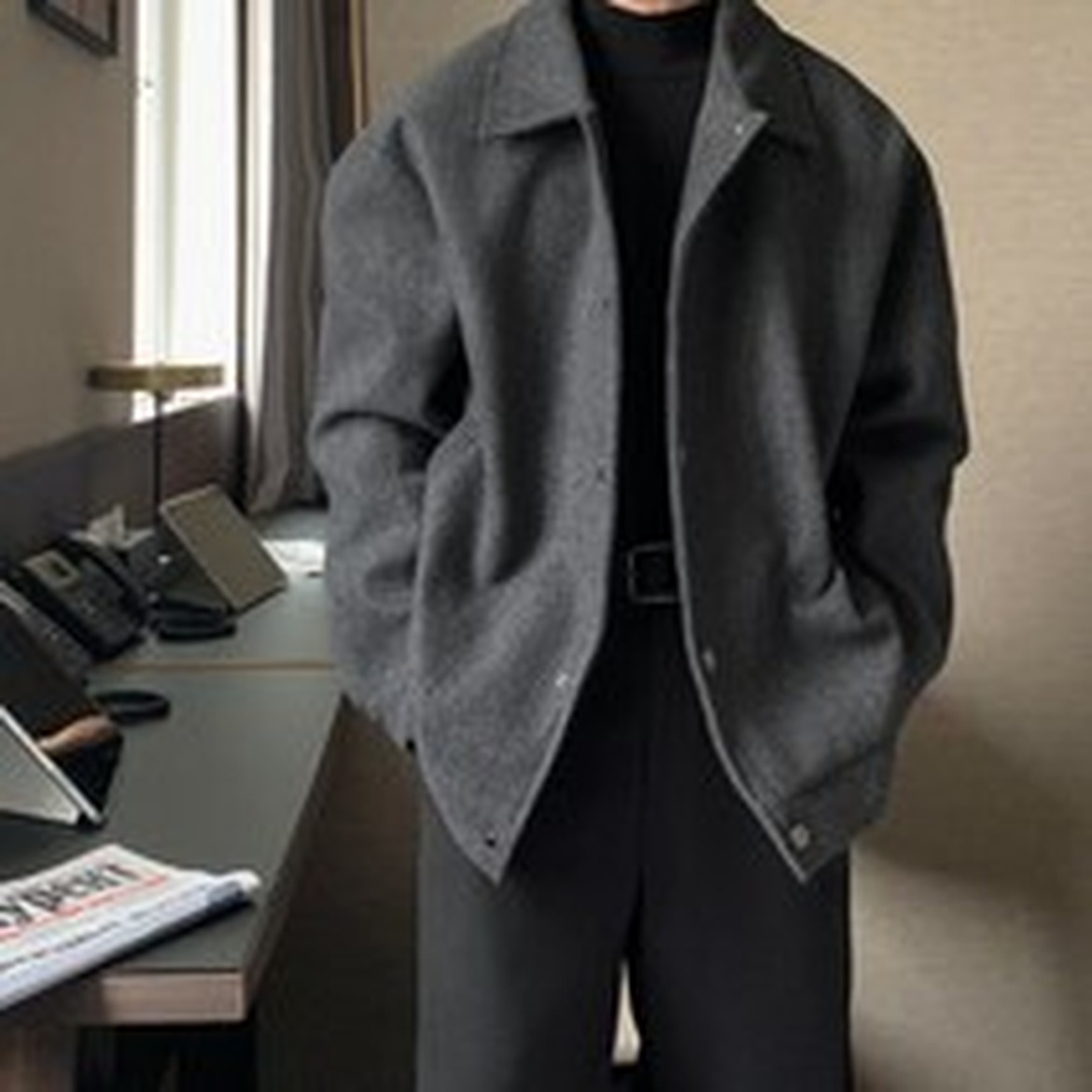 캐시미어 코트 남성 모직 코트, 가을 겨울에 딱 맞는 선택