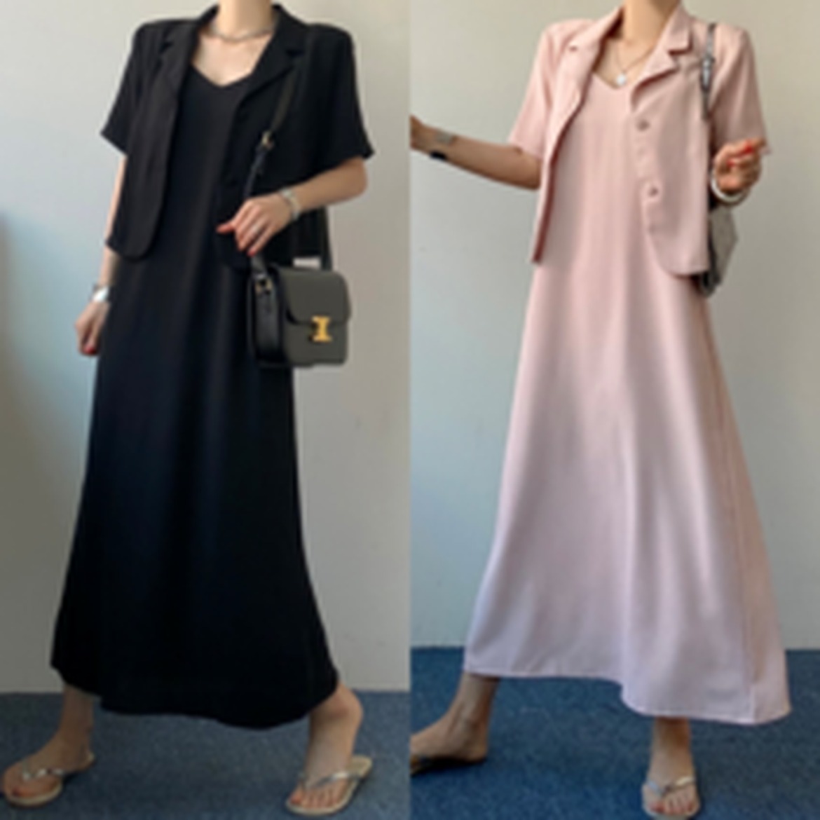 에이스토리 여름 베이직 끈나시 롱원피스 사용해보니