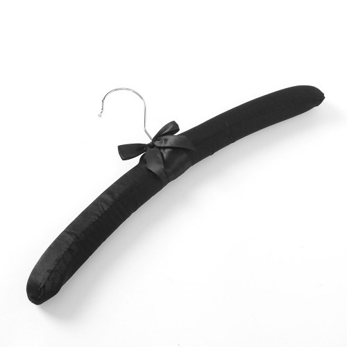 새틴 원단 커버 옷걸이 정장 바지 걸이 5p 세트 블랙 활용 포인트 정리