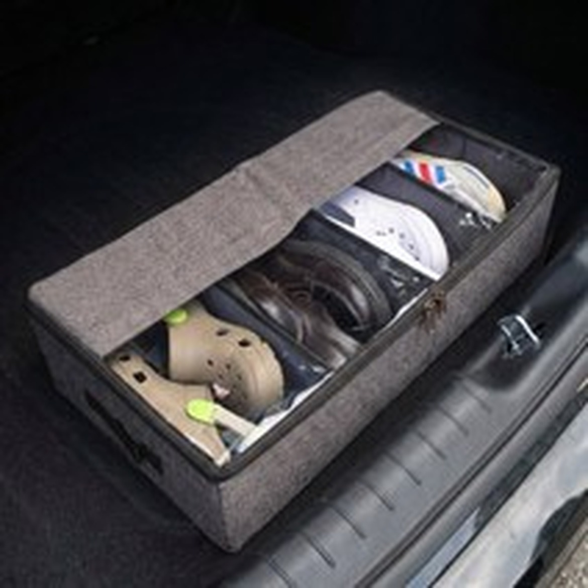 차량용 신발장 트렁크 신발보관함, 실제 사용 후기