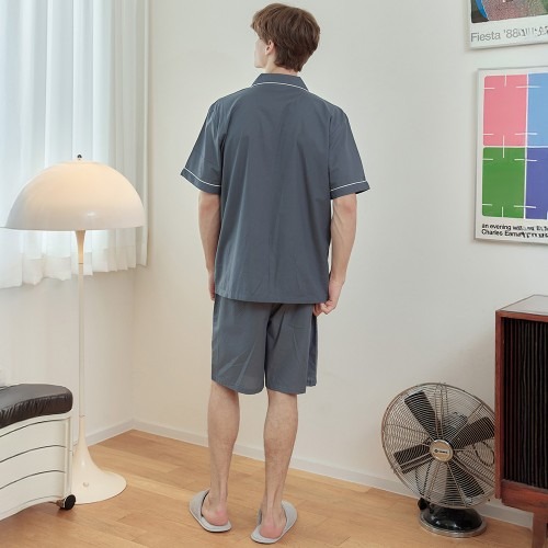 남자 파자마 고민 해결! 클래식그레이 반팔 순면 빅사이즈 구매 전 체크포인트