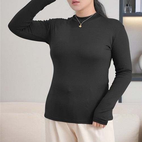 반폴라 티셔츠 고민 해결! 빅사이즈 여성 긴팔티 체크 포인트