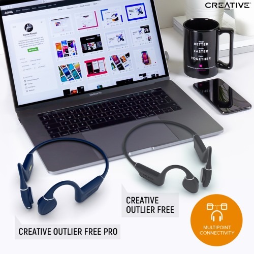 크리에이티브 OUTLIER FREE Pro 무선 골전도 이어폰 | 편안한 착용감과 우수한 음질
