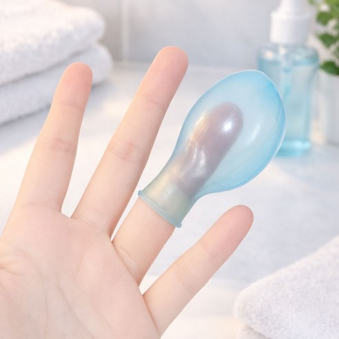 리빙릿 실리콘 발가락 골무로 샤워 걱정 끝
