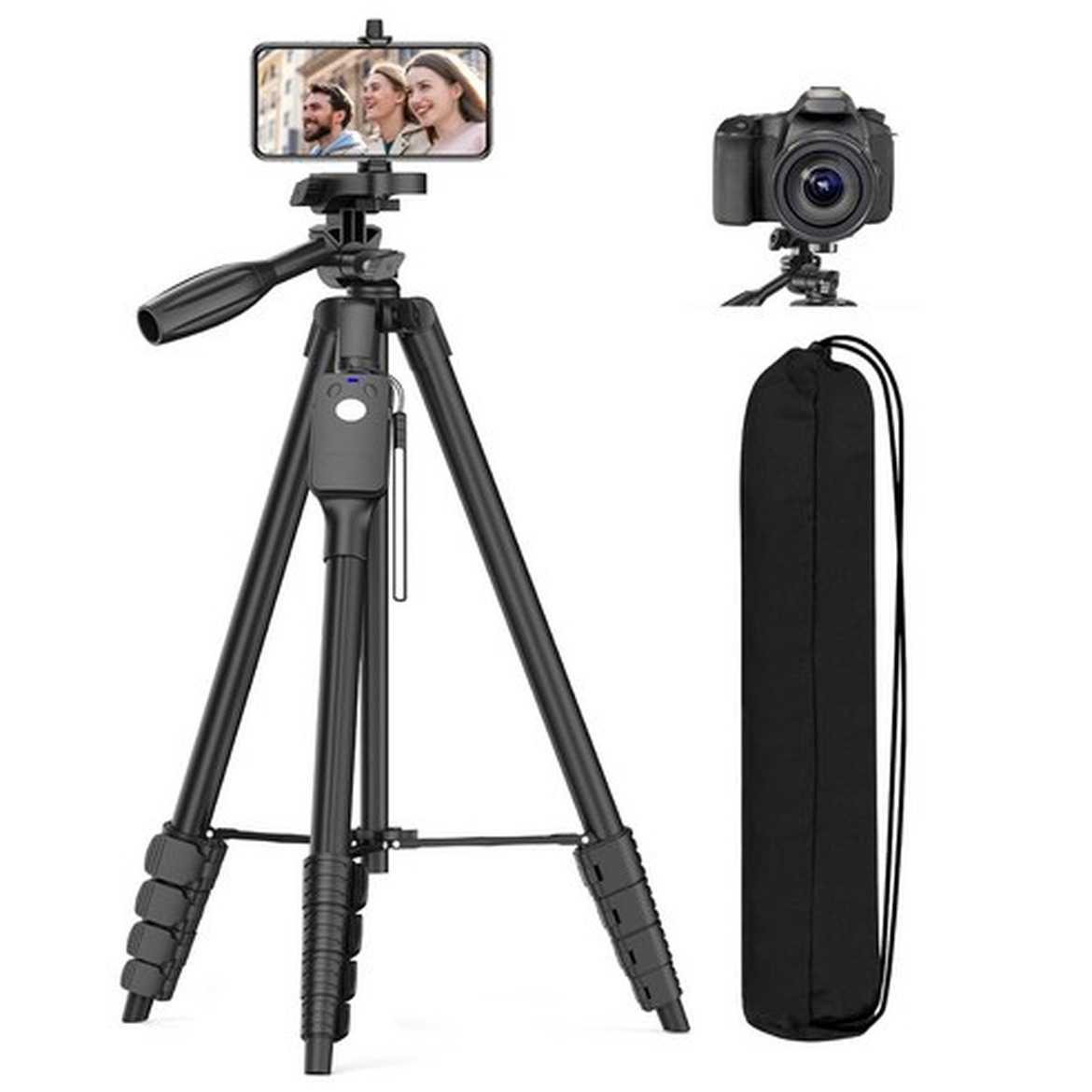 170cm 카메라 삼각대 DSLR 스마트폰 겸용 접이식의 편리함