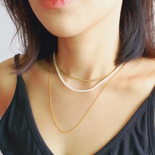 요즘 유행하는 목걸이, 레이어드 세트의 선택 포인트