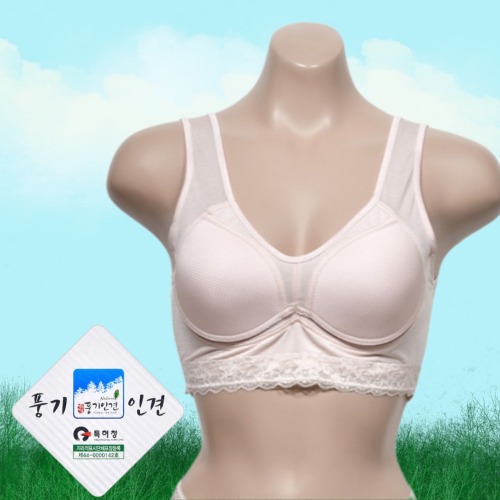 풍기인견브라 유기농순면 소재의 여성 브라렛