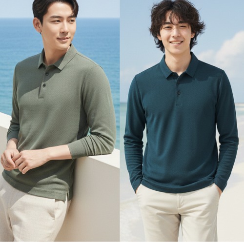여름 출근룩으로 최적의 남자 메쉬 카라티셔츠 고르기