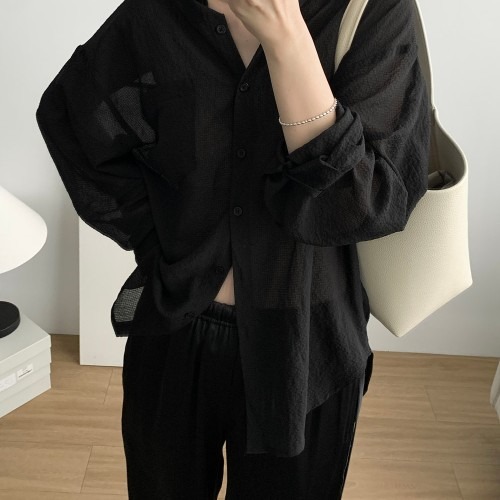 시스루 셔츠 구매 전 확인해야 할 관리 편의성 및 안전성