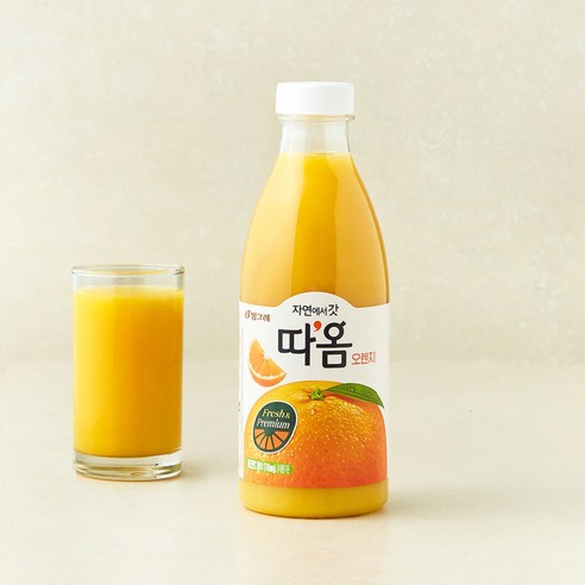 따옴 오렌지 주스, 상큼함 넘치는 일상의 파트너