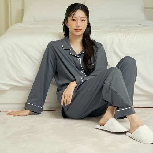 편안한 홈웨어 선택하기, 소프트L차콜 긴팔 순면 잠옷 세트의 장단점