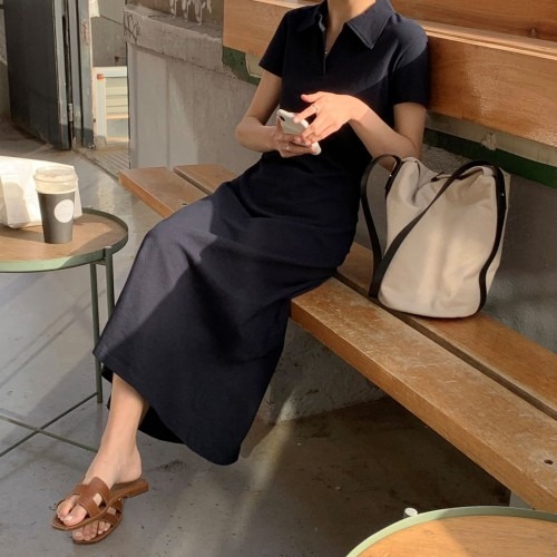 여름 결혼식 하객룩으로 적합한 네시아 카라 피케이 반팔 원피스의 장단점