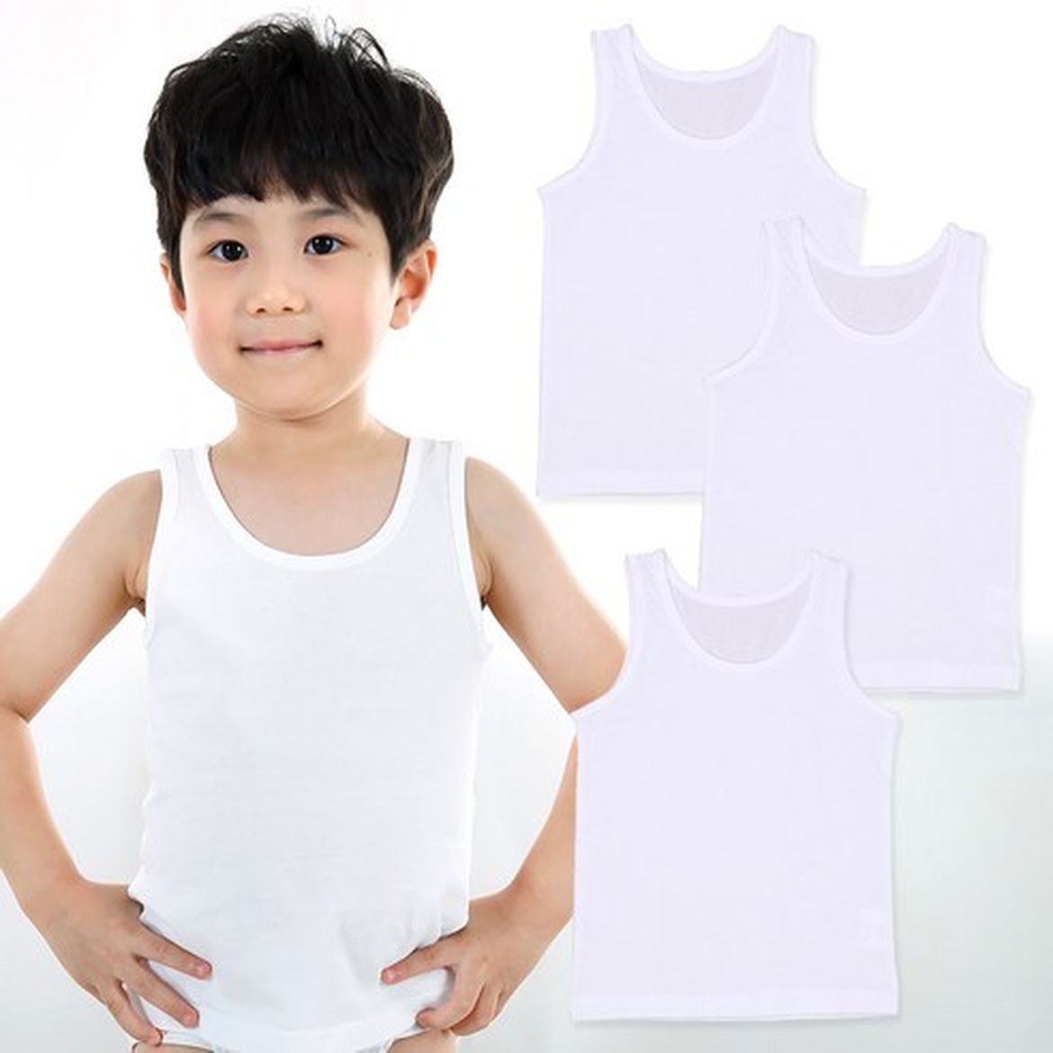 유아동 런닝 고르는 팁과 배꼽손 밤부 메쉬 특징